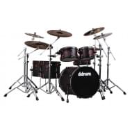 DDRUM HYBRID 6 BLK RED