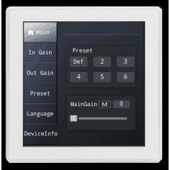 Audiocenter Wall control panel